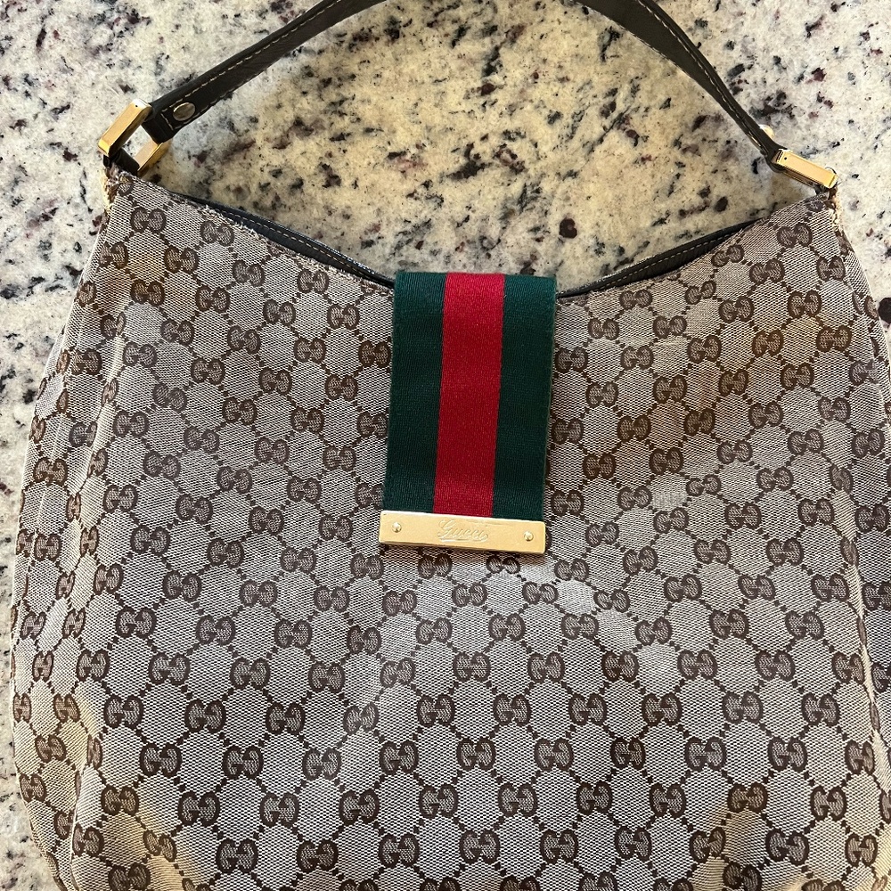 Gucci monogram bag / hobo
